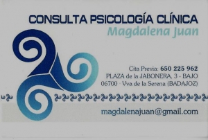 Tarjeta Visita Magdalena Juan