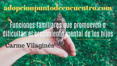 Funciones familiares que promueven o dificultan el crecimiento mental de los hijos. Carme Vilaginés.