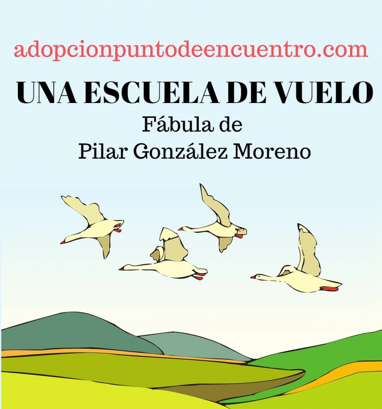 UNA ESCUELA DE VUELO. Fábula de Pilar González Moreno