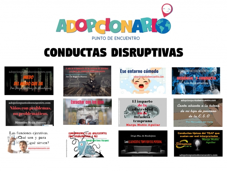 ADOPCIONARIO. CONDUCTA DISRUPTIVA.