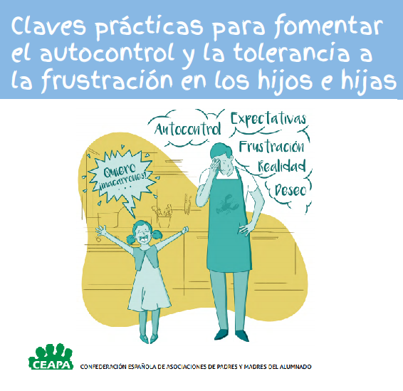 GUÍA. Claves prácticas para fomentar el autocontrol y la tolerancia a la frustración en los hijos e hijas