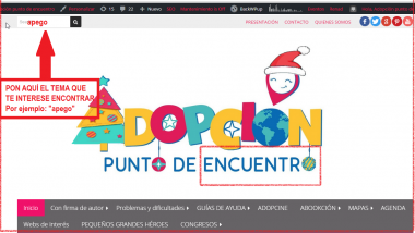 Navegar por la web.Buscar un tema