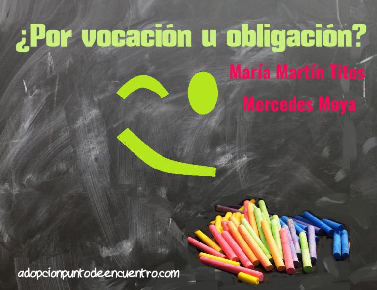 ¿ Por vocación u obligación? María Martín Titos y Mercedes Moya