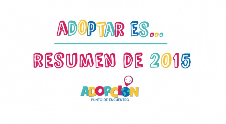 Resumen de un año: adoptar es…